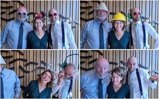 Sample photo from the “Memory Shack” DIY photobooth